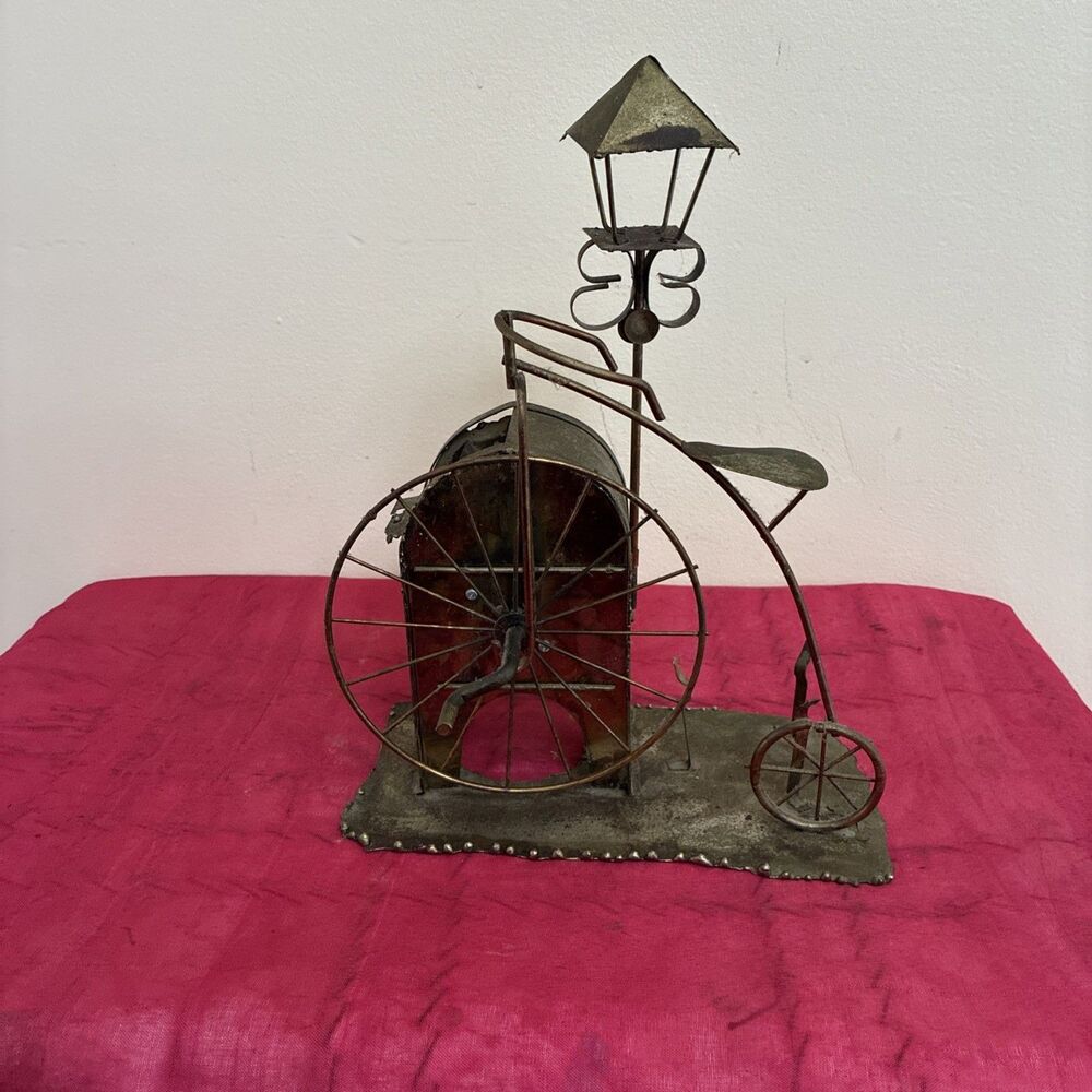Vintage HTC/Sankyo to Brutalist Metal Bicycle Musicbox  - The Way We Were.